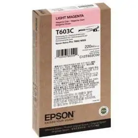 Epson T603C Magenta clair Cartouche d'encre d'origine