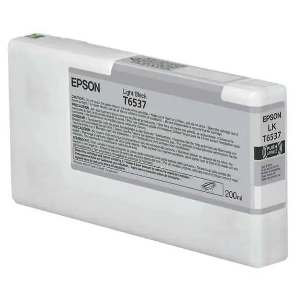 Epson T6537 Noir clair Cartouche d'encre d'origine