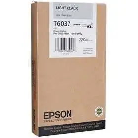 Epson T6037 Noir clair Cartouche d'encre d'origine