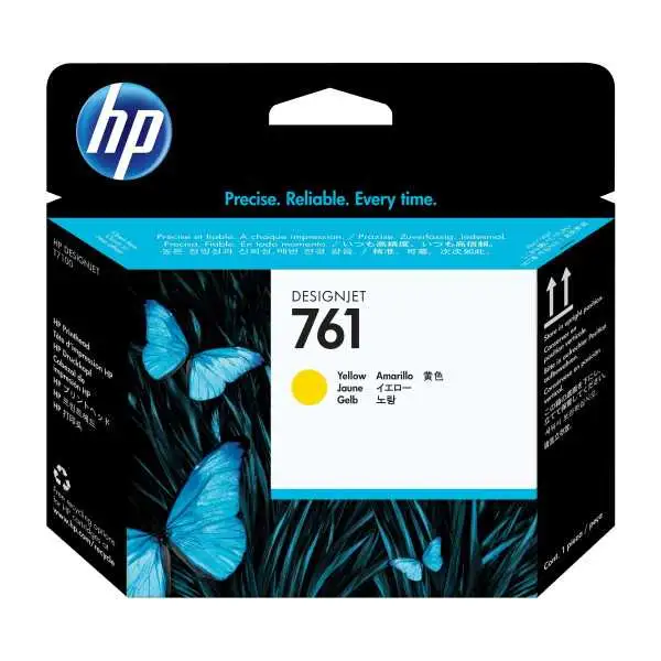 HP 761 Jaune Tête d'impression d'origine - CH645A