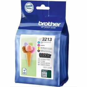 Brother LC3213 Noir couleur Pack de 4 Cartouches d'encre d'origine