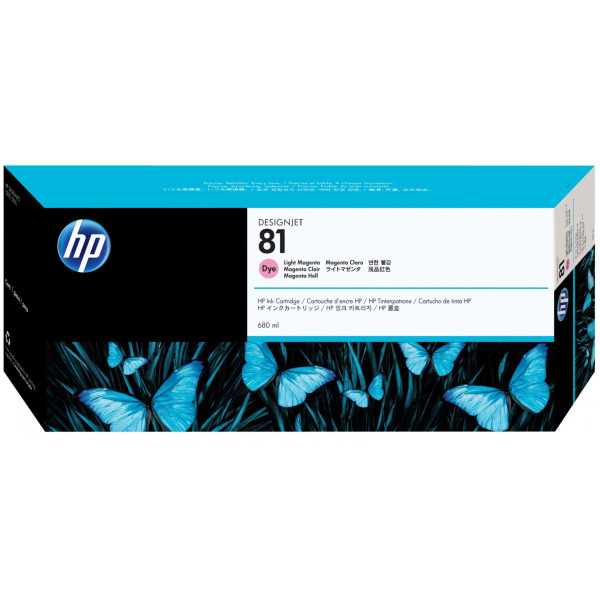 HP 81 Light magenta Cartouche d'encre d'origine - C4935A