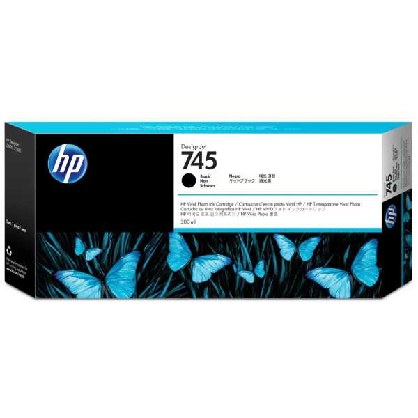 HP 745 Noir Cartouche d'encre d'origine - F9K05A