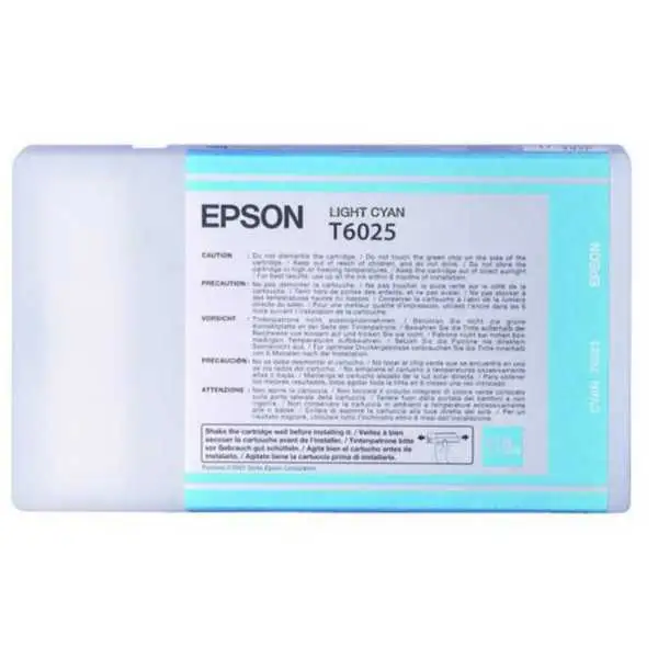 Epson T6025 Cyan clair Cartouche d'encre d'origine