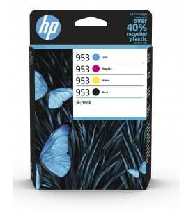 HP 953 Noir couleur Pack de 4 Cartouches d'encre d'origine