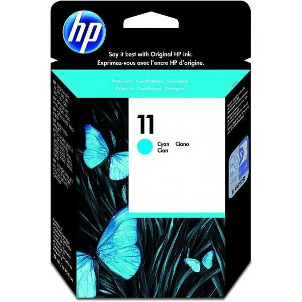 HP 11 Cyan 28 ml Cartouche d'encre d'origine - C4836A