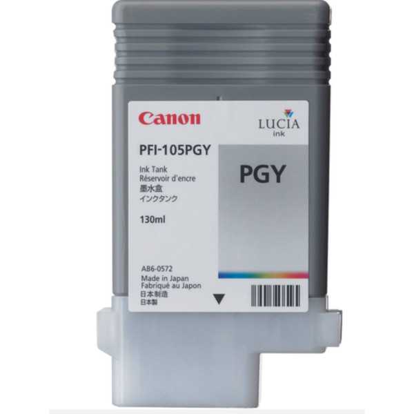 Canon PFI-105PGY Photo gris Cartouche d'encre d'origine