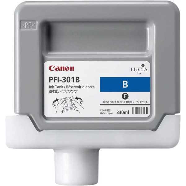 Canon PFI-301B Bleu Cartouche d'encre d'origine