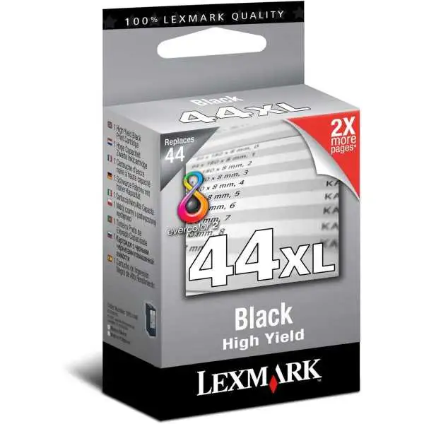 Lexmark 44XL Noir Cartouche authentique au meilleur prix