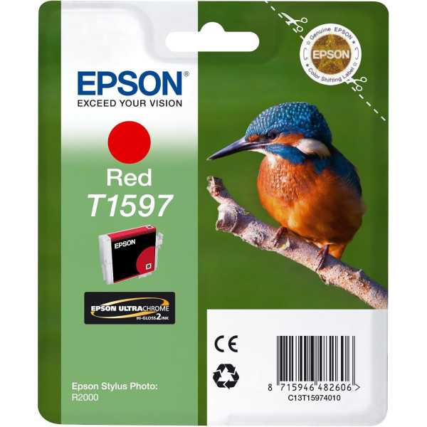 Epson T1597 Rouge Cartouche d'encre authentique au meilleur prix