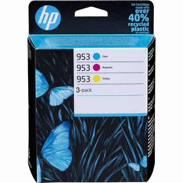 HP 953 Couleur Pack de 3 Cartouches authentiques au meilleur prix