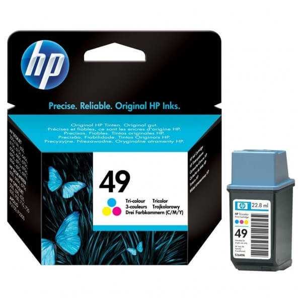 HP 49 Couleur Cartouche authentique au meilleur prix