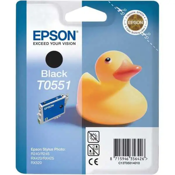 Epson T0551 Noir Canard Cartouche authentique au meilleur prix