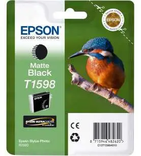 Epson T1598 Noir mat pour imprimante Epson Stylus photo R2000