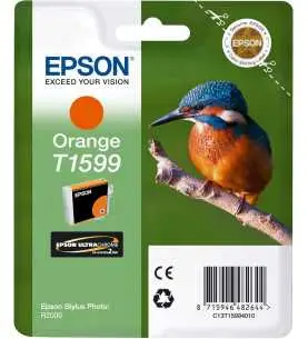 Epson T1599 Orange Martin pêcheur Cartouche d'encre d'origine