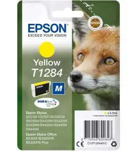 Epson T1284 Jaune Renard Cartouche d'encre d'origine