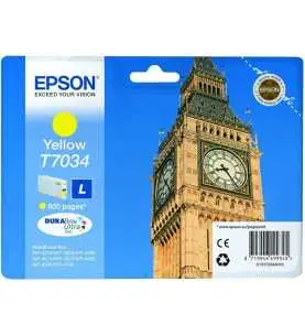 Epson T7034 Jaune Big Ben Cartouche d'encre d'origine