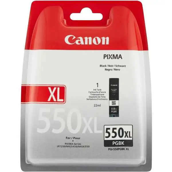 Canon PGI-550PGBK XL Noir Cartouche authentique au meilleur prix