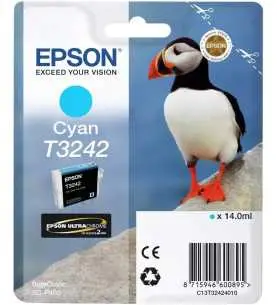 Epson T3242 Cyan Cartouche pour imprimante Surecolor SC-P400, P400