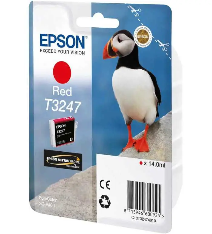 Epson T3247 Rouge Cartouche pour imprimante Surecolor SC-P400, P400