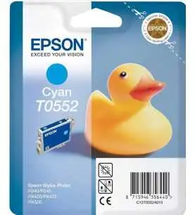 Epson T0552 Cyan Canard Cartouche d'encre d'origine