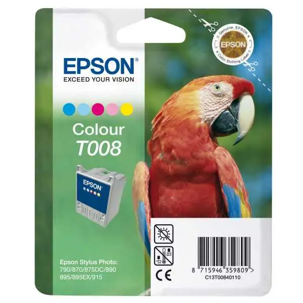 Epson T008 Couleur Perroquet Cartouche authentique au meilleur prix