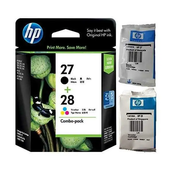 HP 27/28 Noir couleur Pack de cartouches authentiques au meilleur prix