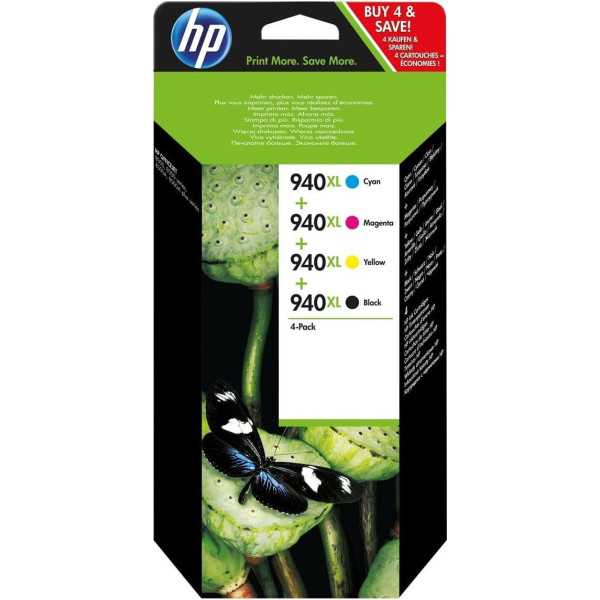 HP 940XL Noir couleur Pack de cartouches authentiques au meilleur prix