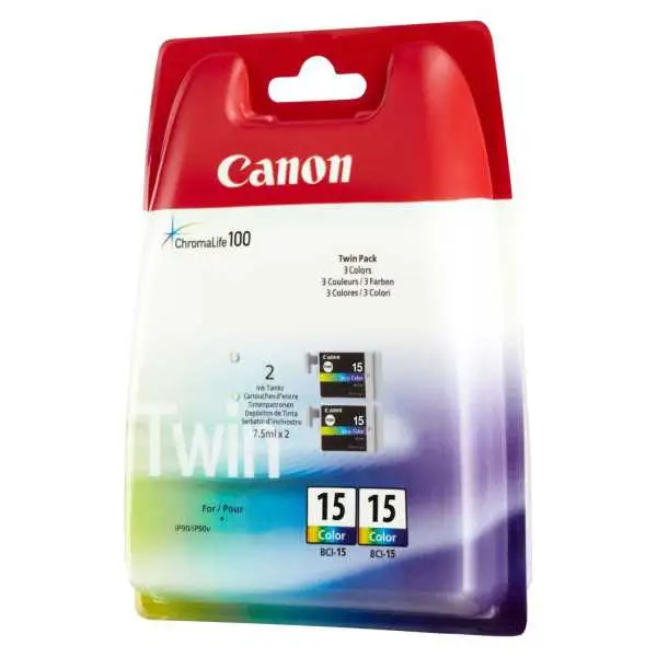 Canon BCI-15 Couleur Pack de cartouches authentiques au meilleur prix