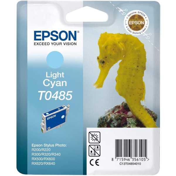 Epson T0485 Cyan clair Hippocampe Cartouche authentique au meilleur prix