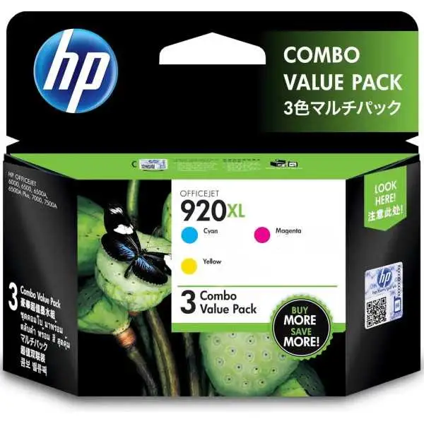 HP 920XL Couleur Pack de cartouches authentiques au meilleur prix