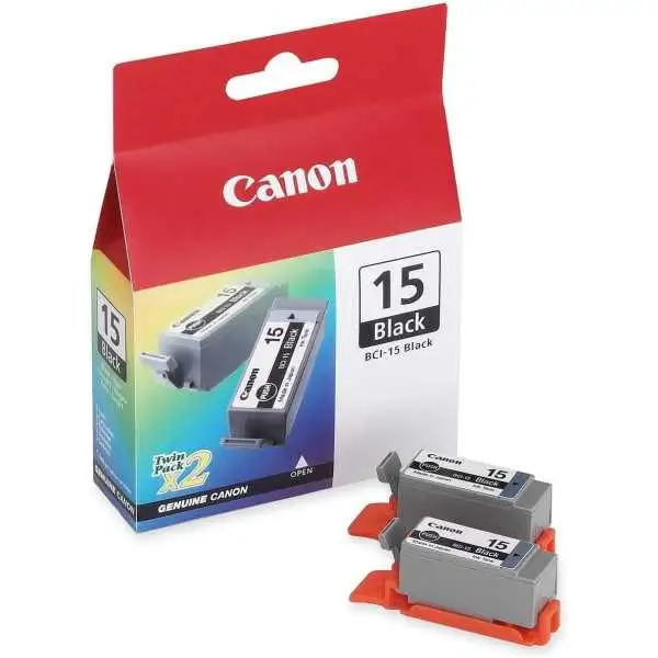 CANON BCI-15 Noir Pack de cartouches authentiques au meilleur prix