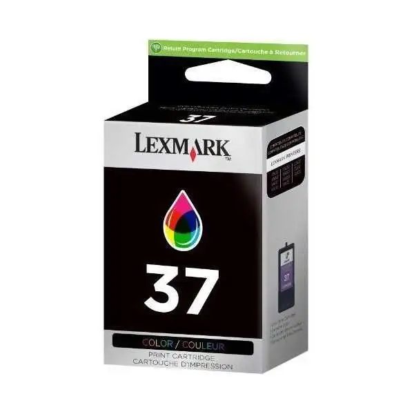 Lexmark 37 Couleur Cartouche authentique au meilleur prix