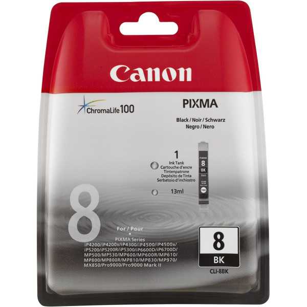 Canon CLI-8BK Noir Cartouche authentique au meilleur prix