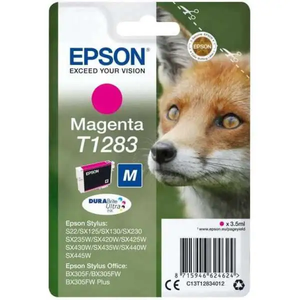 Epson T1283 Magenta Renard Cartouche authentique au meilleur prix