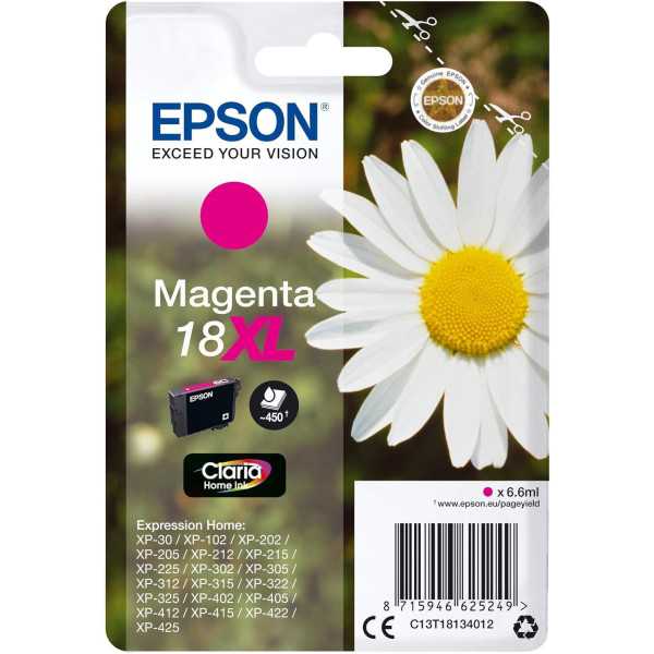 Epson 18XL Magenta Pâquerette Cartouche authentique au meilleur prix