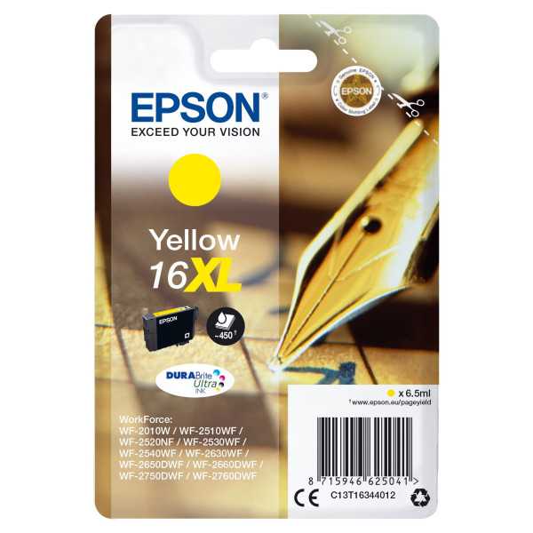 Epson 16XL Jaune Stylo plume Cartouche authentique au meilleur prix