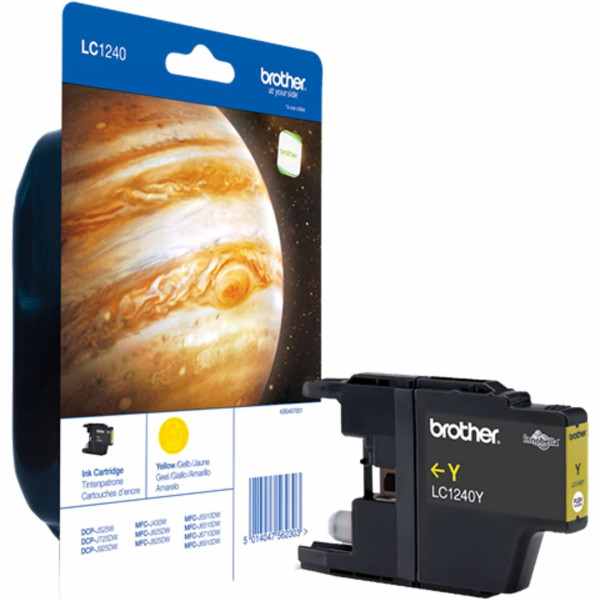 Brother LC1240Y Jaune Cartouche authentique au meilleur prix