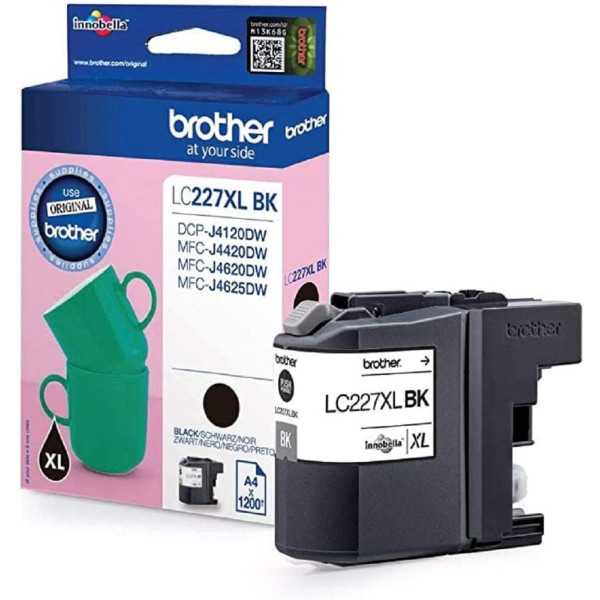 Brother LC227XL BK Noir Cartouche d'origine authentique au meilleur prix