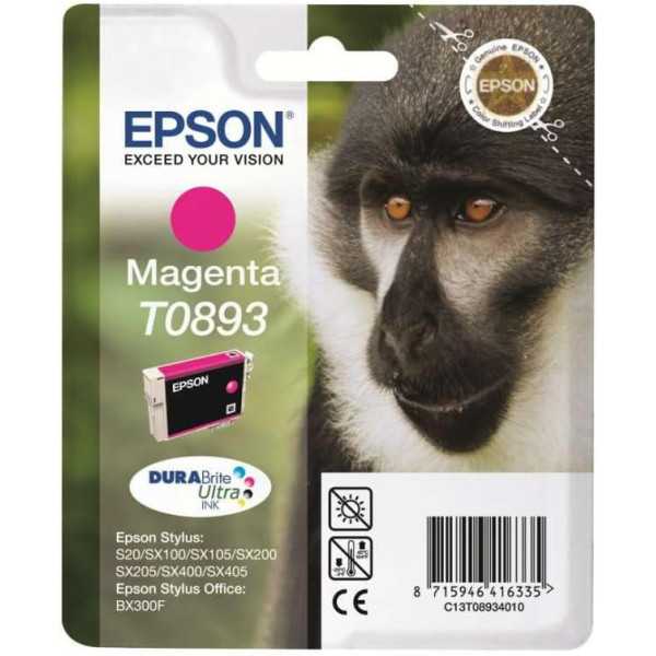 Epson T0893 Magenta Singe Cartouche authentique au meilleur prix