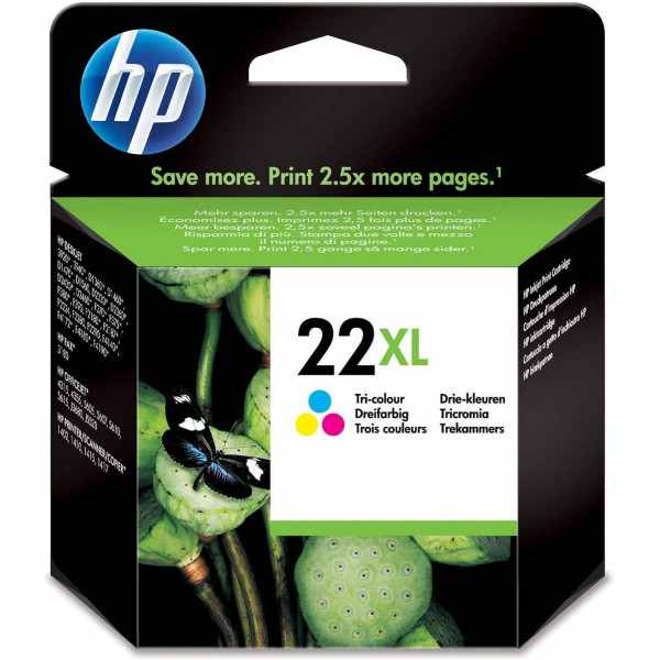 HP 22XL Couleur Cartouche d'origine authentique au meilleur prix