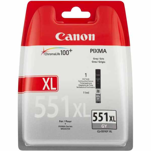 Canon CLI-551XL GY Gris Cartouche authentique au meilleur prix