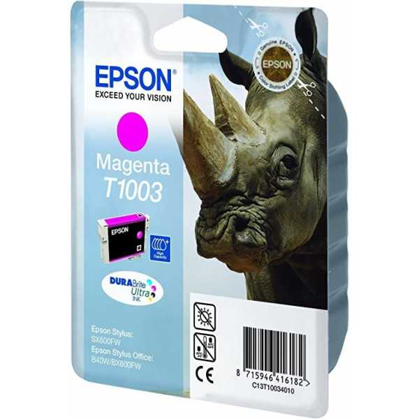 Epson T1003 Magenta Rhinocéros Cartouche authentique au meilleur prix