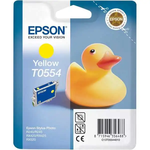 Epson T0554 Jaune Canard Cartouche authentique au meilleur prix