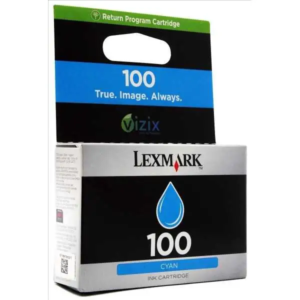 Lexmark 100 Cyan Cartouche authentique au meilleur prix