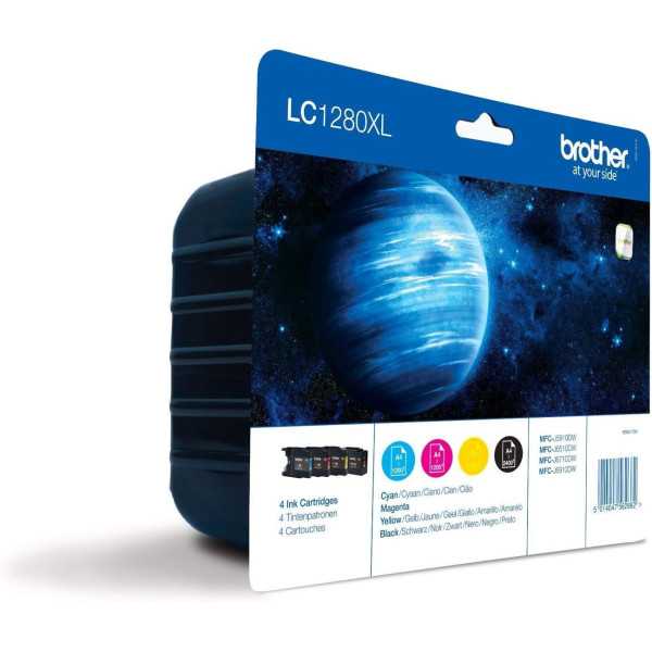 Brother LC1280XL Noir couleur Pack de cartouches authentiques au meilleur prix