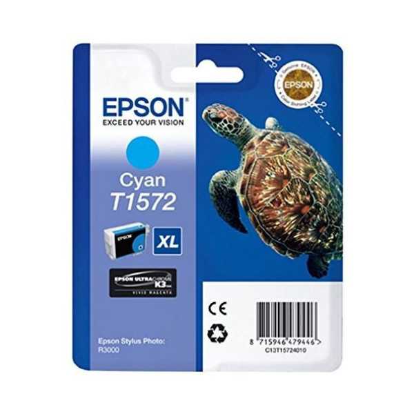 Epson T1572 Cyan Tortue Cartouche authentique au meilleur prix