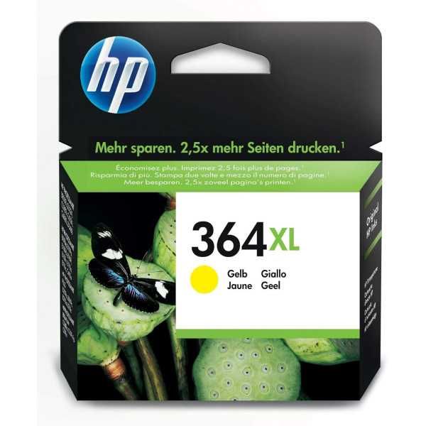 HP 364XL Jaune Cartouche authentique au meilleur prix