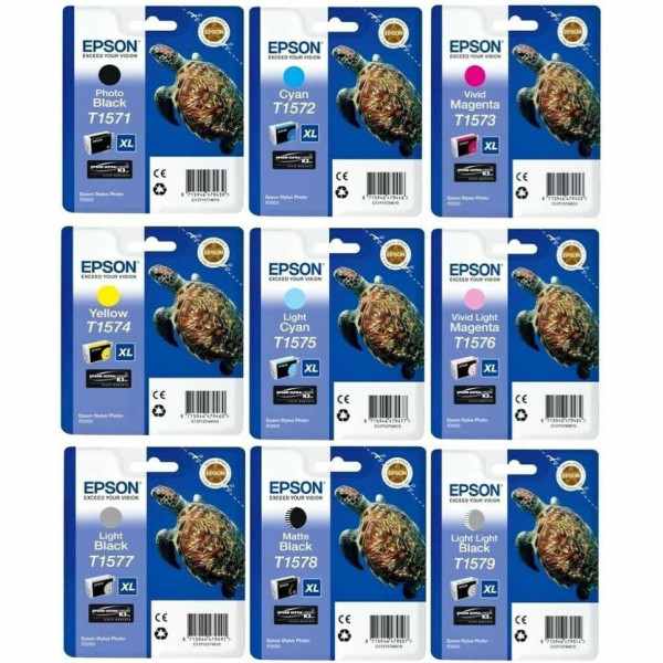 Epson T157 Noir couleur Tortue Pack de cartouches authentiques au meilleur prix
