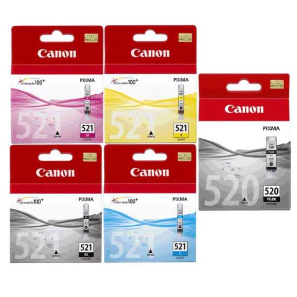 Canon PGI-520/CLI-521 Noir couleur Pack de cartouches authentiques au meilleur prix